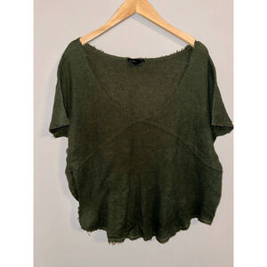 Urban Outfitters - out from under distressed olive top - size small